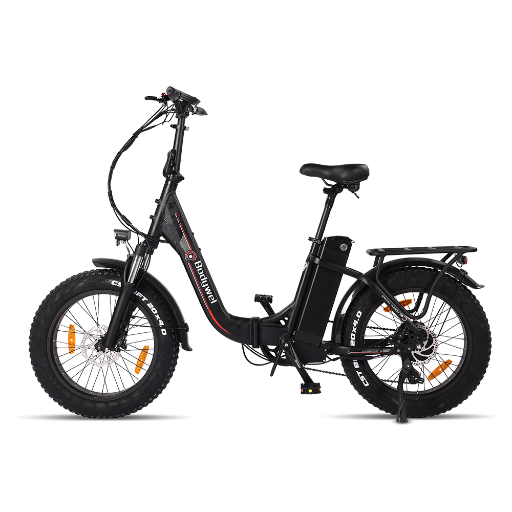 Bicicleta eléctrica con neumáticos anchos plegable Bodywel® F20 (1)