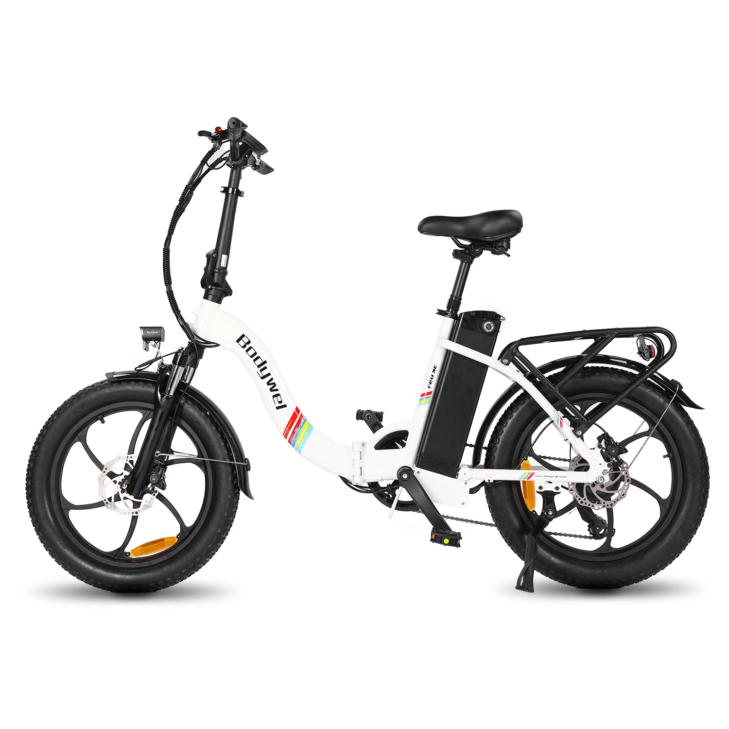 Składany rower elektryczny Bodywel® F20 Se z grubymi oponami (3)