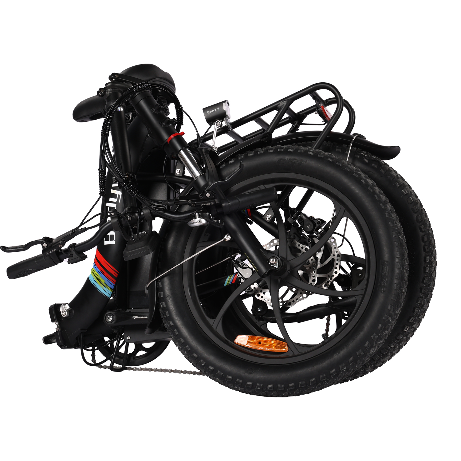 Składany rower elektryczny Bodywel® F20 Se z grubymi oponami (7)